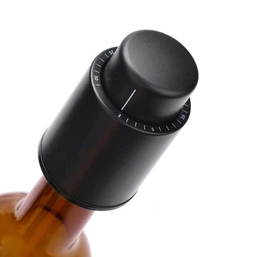 Push-Type Integrated Red Wine Vacuum Bottle Stopper Red Wine Preservation Wine Stopper With Time Scale Red Wine Stopper
