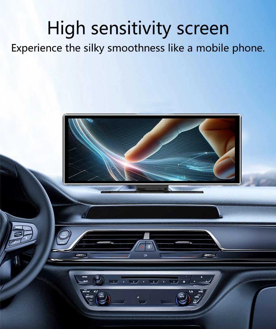 iMars 11.26 inch bluetooth Car MP5 Player 1920x720 IPS HD Large Screen Portable with Carplay WiFi FM Transmission Built-in 1W Speaker GPS Navi