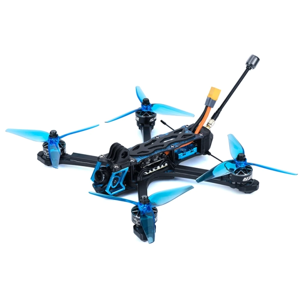 Axisflying Manta 5 SE Suqeshed X Smurfs GPS FPV Racing Drone PNP BNF with Analog / DJI O3 Air Unit Optional