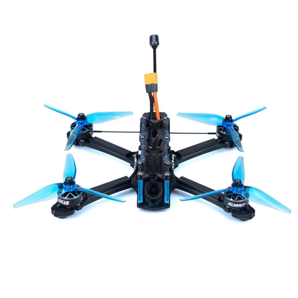 Axisflying Manta 5 SE Suqeshed X Smurfs GPS FPV Racing Drone PNP BNF with Analog / DJI O3 Air Unit Optional