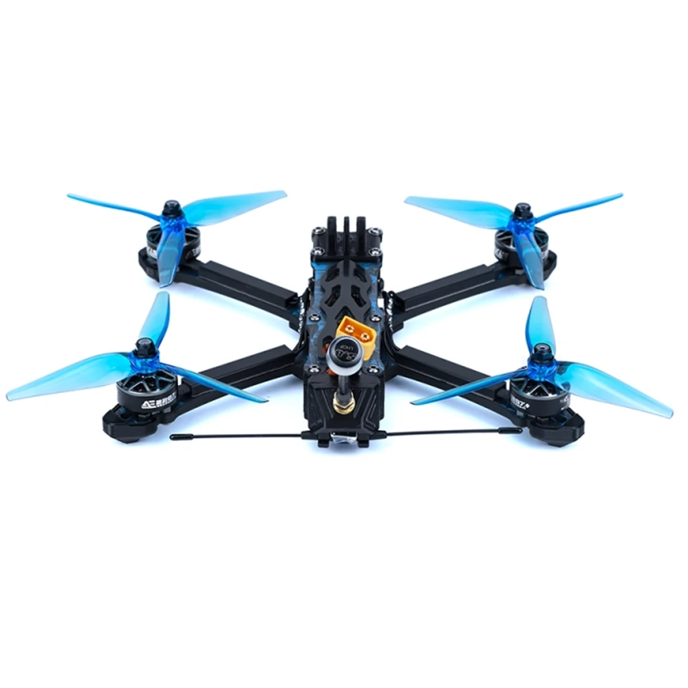 Axisflying Manta 5 SE Suqeshed X Smurfs GPS FPV Racing Drone PNP BNF with Analog / DJI O3 Air Unit Optional