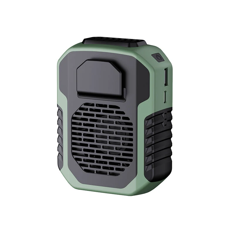 Hanging Waist Fan Portable Outdoor Sports 6000mAh High Capacity Battery Life Two-Way Rechargeable Multipurpose Neck Fan Strong Wind Power Polymer Lithium Battery