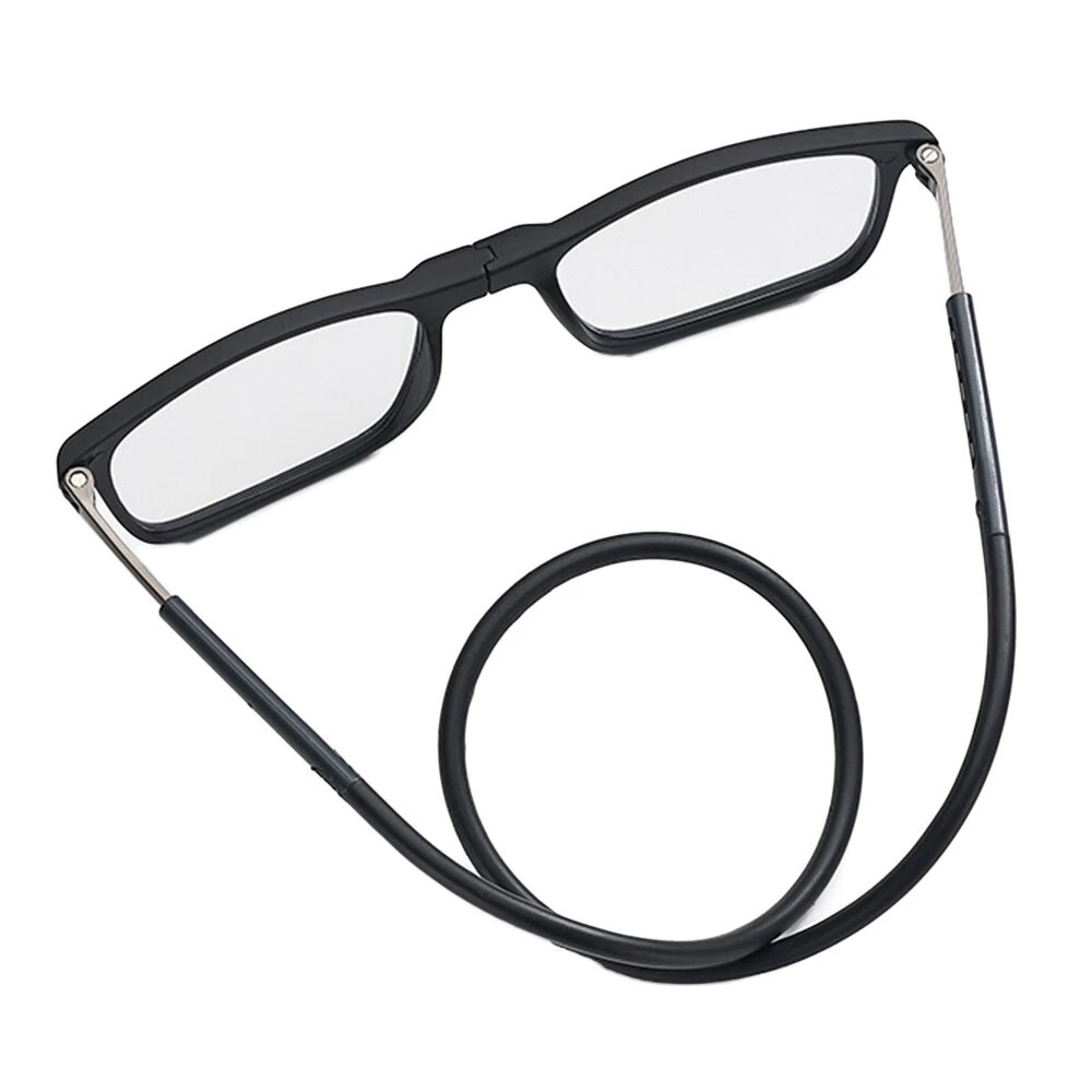 Magnetic Neck-hanging Foldable Reading Glasses, Anti-Blue Light High-definition Reading Glasses, Ultra-light Portable Hyperopia Glasses