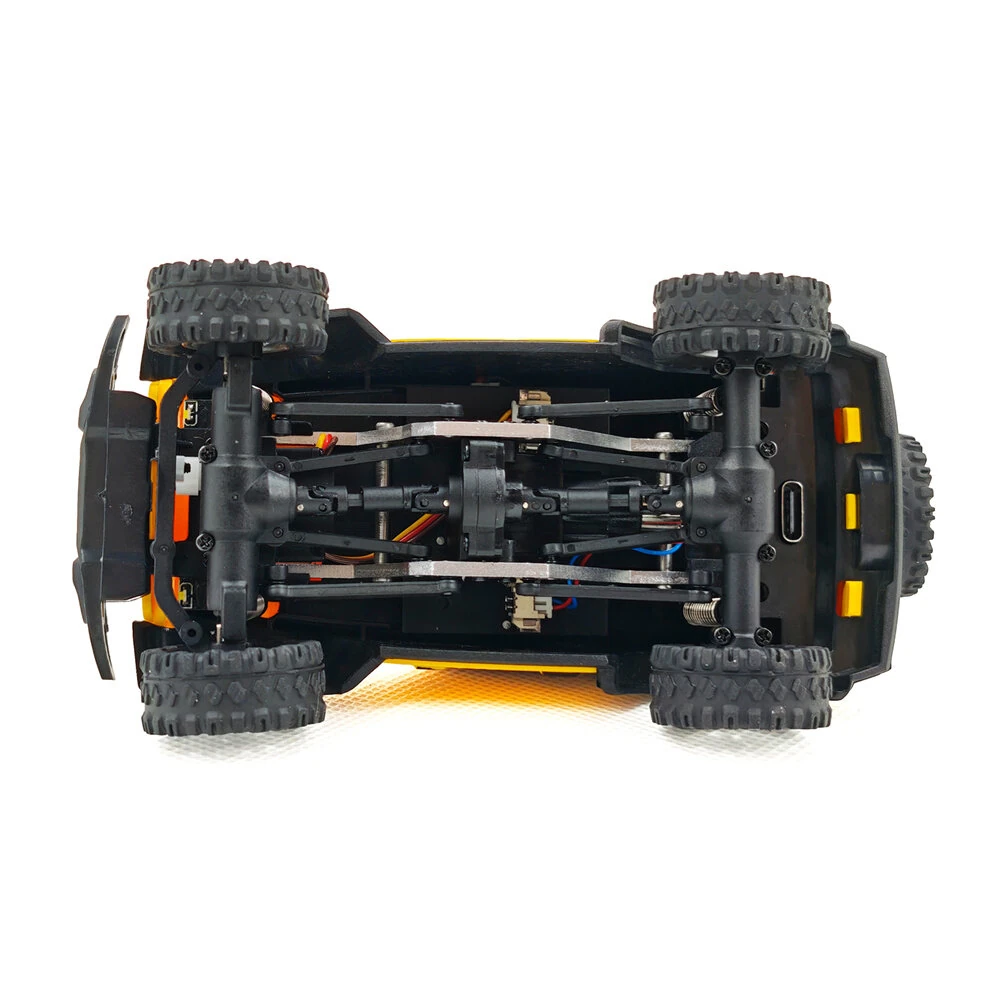 JIABAILE 3601 3602 RTR 1/36 2.4G 4WD RC Car Rock Crawler Off-Road Climbing Truck LED Lights Full Proportional Vehicles Models 60 Minutes Playing Time Toys