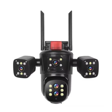Q840 20MP 10X Optical Zoom Four Screens WiFi IP Camera Wireless Outdoor Five Lens PTZ Full Color Night Vision Auto Tracking Two-way Audio Waterproof CCTV Camera