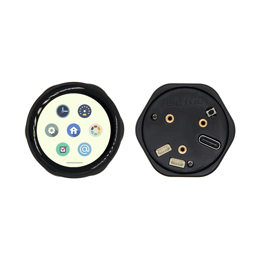LILYGO® T-Encoder-Pro ESP32-S3 Rotary Encoder CHSC5816 ESP32-S3FN4R2 Circuit Board 1.2 inch AMOLED Touch Display Wireless Module