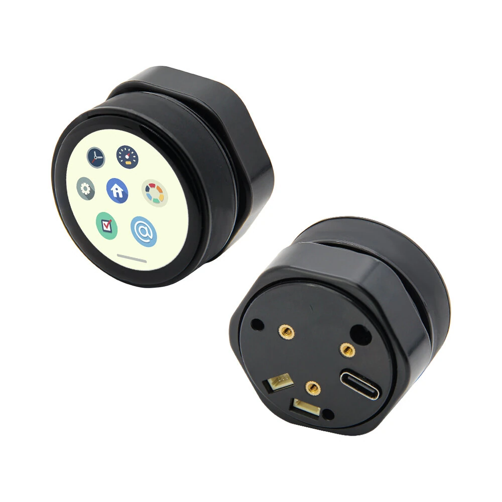 LILYGO® T-Encoder-Pro ESP32-S3 Rotary Encoder CHSC5816 ESP32-S3FN4R2 Circuit Board 1.2 inch AMOLED Touch Display Wireless Module