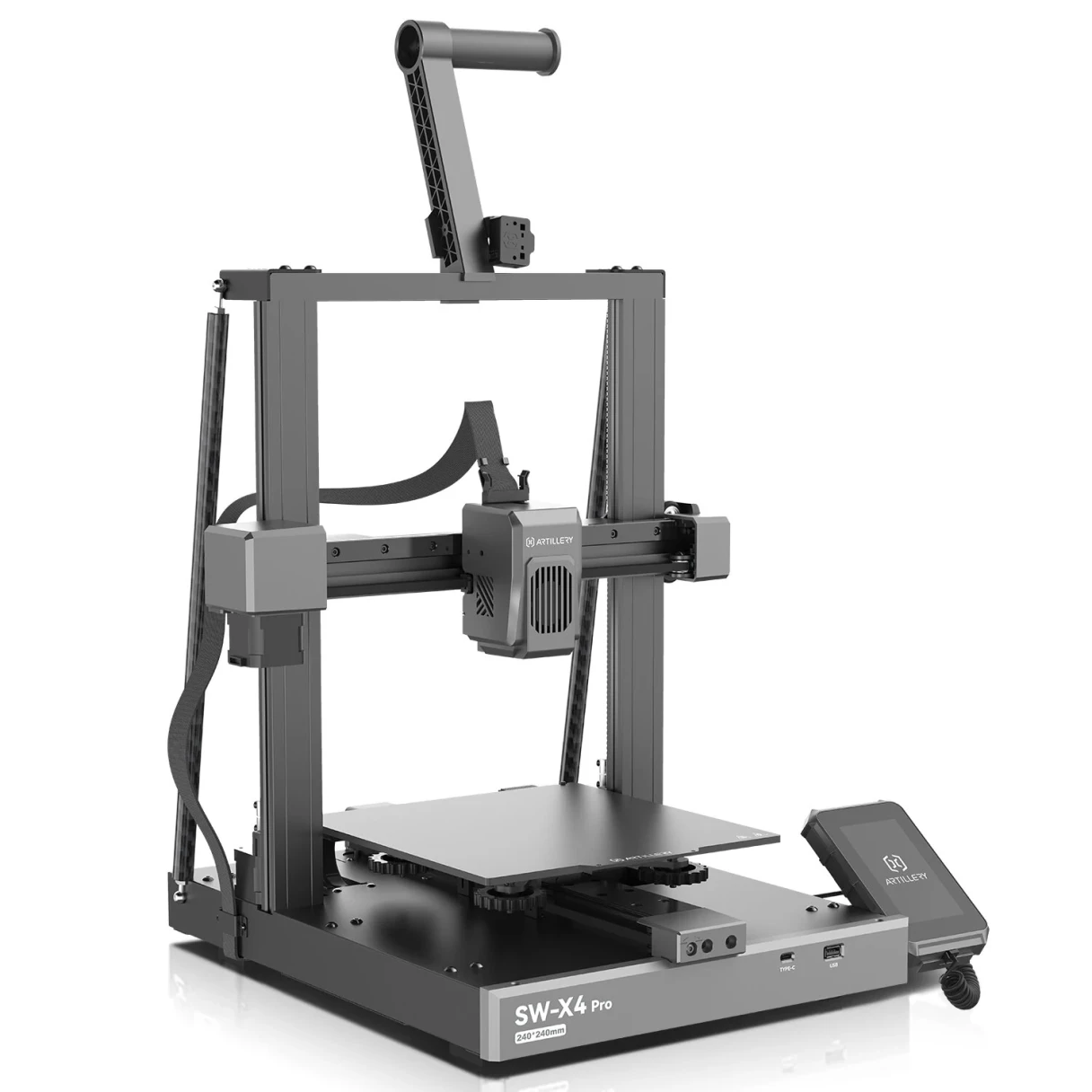 Artillery SW X4 Pro Klipper Firmware 500mm/S High Speed 3D Printer 240*240*260mm Printing Area 81 Points Auto Bed Leveling