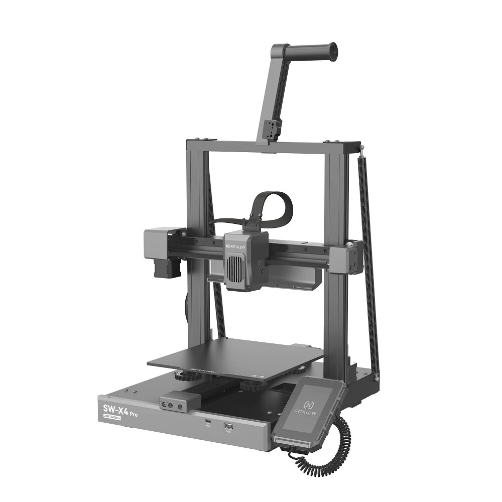Artillery SW X4 Pro Klipper Firmware 500mm/S High Speed 3D Printer 240*240*260mm Printing Area 81 Points Auto Bed Leveling