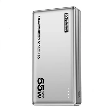 MOVESPEED E20-65 65W 74Wh 20000mAh Power Bank External Battery Power Supply with 2 Inputs & 3 Outputs Support PD3.0/2.0 QC4.0/3.0/2.0 PPS SCP AFC Apple 5V2.4A Fast Charging for iPhone 16 16 P