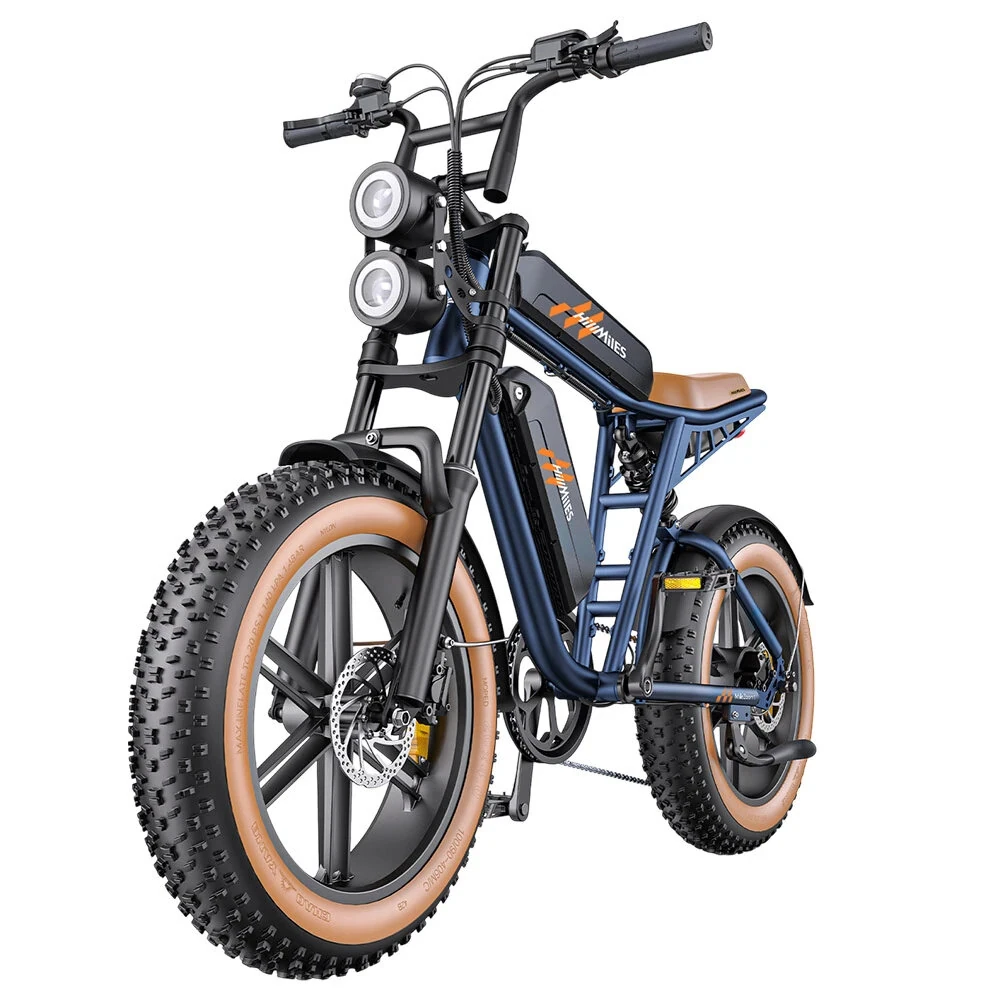 [EU DIRECT] HillMiles MileZoom 1 52V 15.6AH*2 Dual Battery 250W 20*4.0 Inch Electric Bicycle 260KM Mileage Range Max Load 120KG