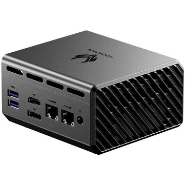 AOOSTAR GT37 Mini PC AMD Ryzen AI 9 HX 370 12 Cores 24 Threads 32GB DDR5 1TB SSD Windows 11 Pro WIFI7 BT5.3 4K Triple Output USB4 Mini Computer Desktop PC