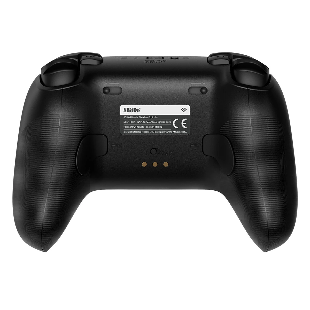 8BitDo Ultimate 2 Tri-mode Wireless Game Controller with RGB Light TMR Joysticks and Hall Effect Triggers 6-Axis Motion Control Gamepad for Phone Laptop Android IOS