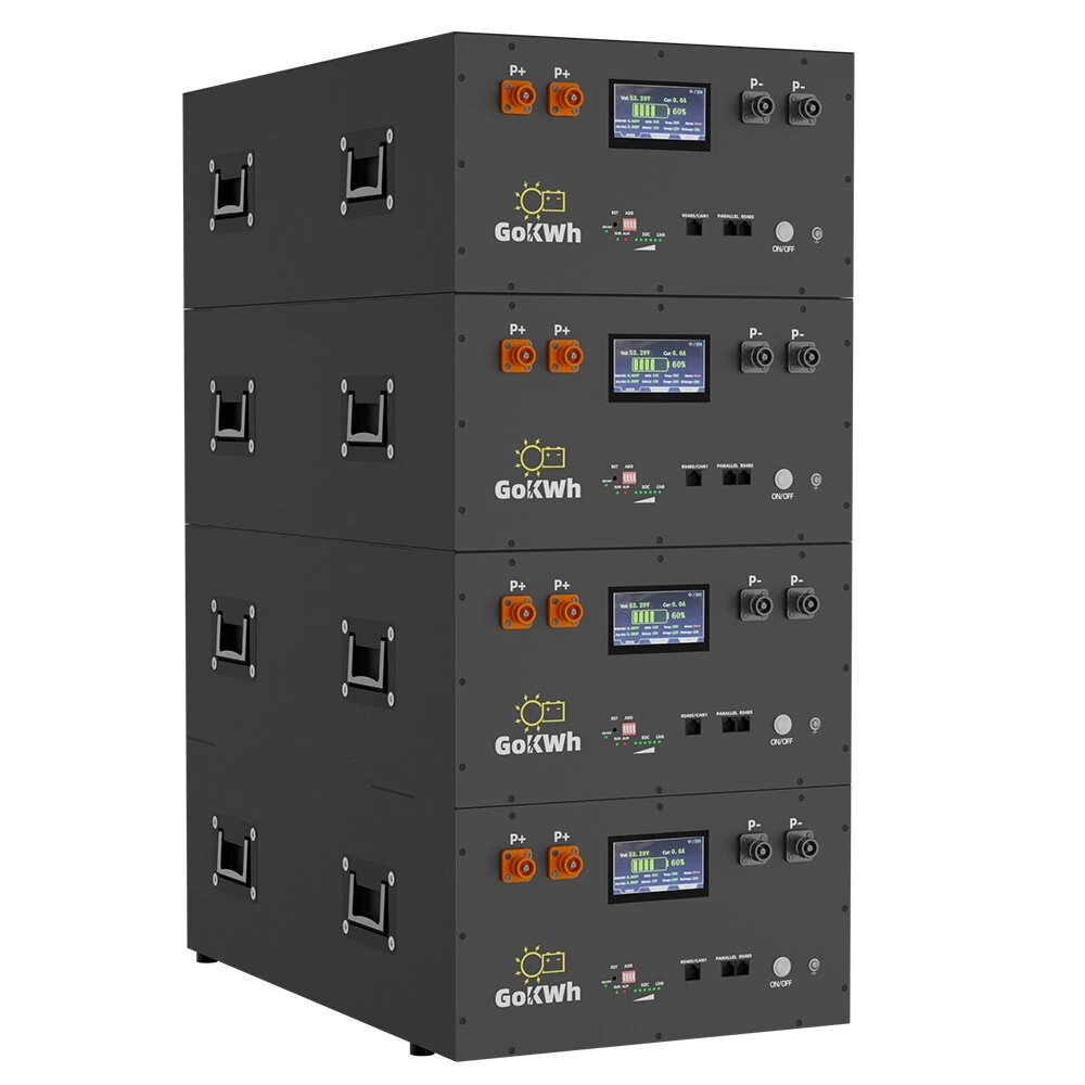 Gokwh 51.2V 340Ah LiFePO4 Lithium Battery Pack Energy Storage Box with Touch LCD Screen