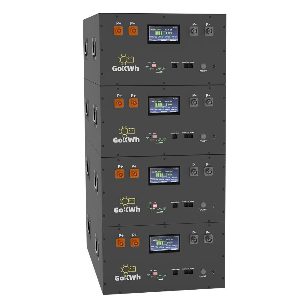 Gokwh 51.2V 340Ah LiFePO4 Lithium Battery Pack Energy Storage Box with Touch LCD Screen