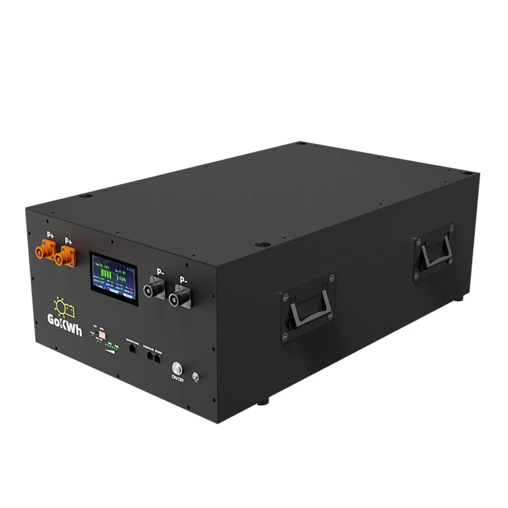 Gokwh 51.2V 340Ah LiFePO4 Lithium Battery Pack Energy Storage Box with Touch LCD Screen
