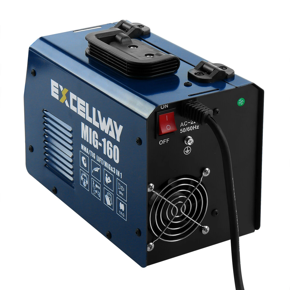Excellway MIG 160ECO Gasless MIG Welidng Machine With MMA