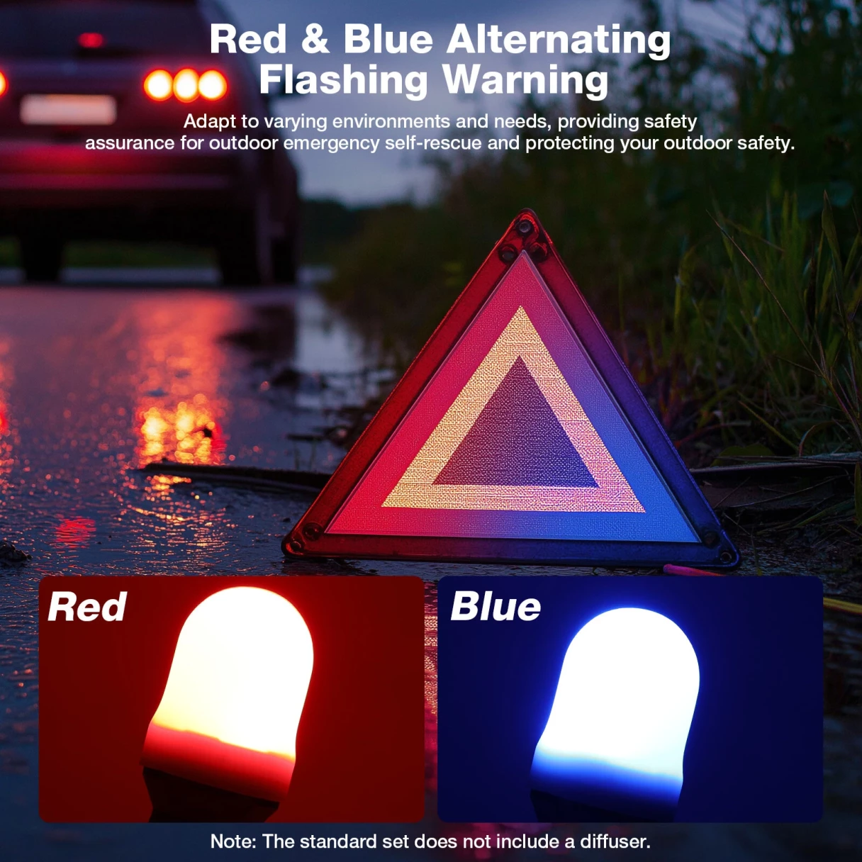 Astrolux® WP5 1350M Long Distance Throwing LEP Flashlight 3in1 with 1200LM LED Flood Light & Red Blue AUX Light EDC Strong Spotlight Waterproof Search Torch With Type-C Charging 21700 Li-ion Battery
