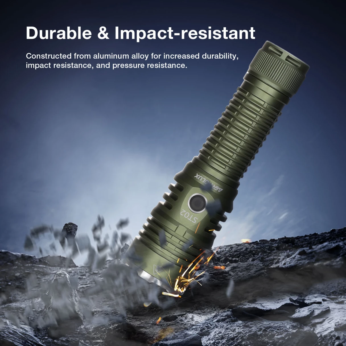 Astrolux® ST02 SFT25R-LED 2000LM 627M Mini Size Powerful EDC Flashlight 21700 Battery Optional Long Distance LED Torch Outdoor Waterproof Searchlight