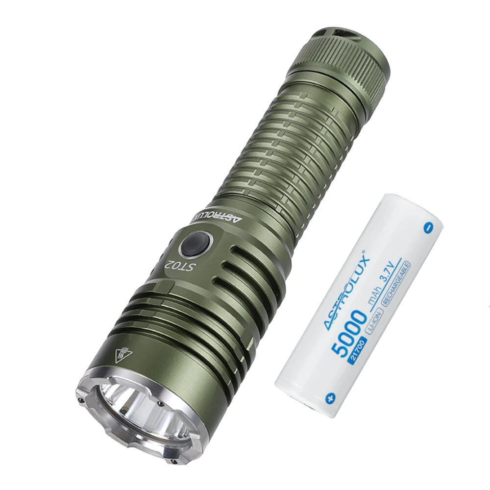 Astrolux® ST02 SFT25R-LED 2000LM 627M Mini Size Powerful EDC Flashlight 21700 Battery Optional Long Distance LED Torch Outdoor Waterproof Searchlight