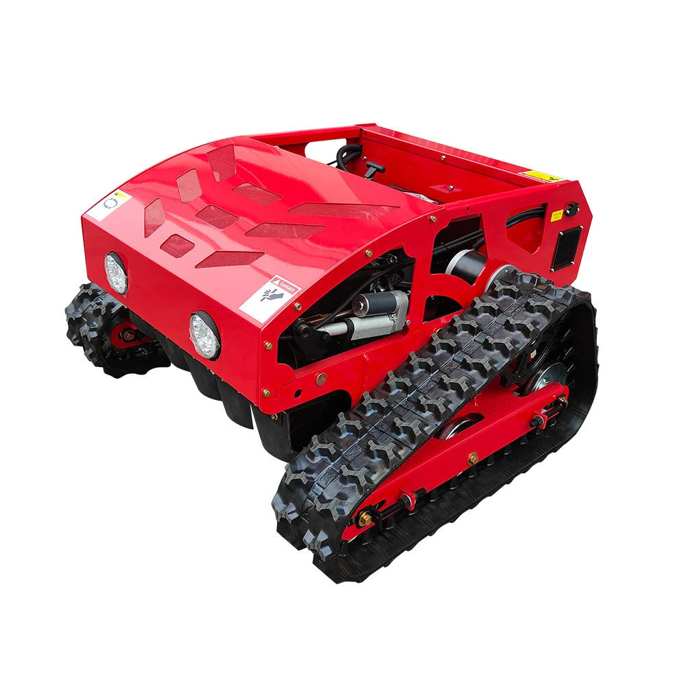 Home Delivery HT550A Remote Control Lawn Mower 550mm Cutting Width Adjustable Height 4-Stroke Engine Up to 45 Degree Slope All Terrain Tracked Mower