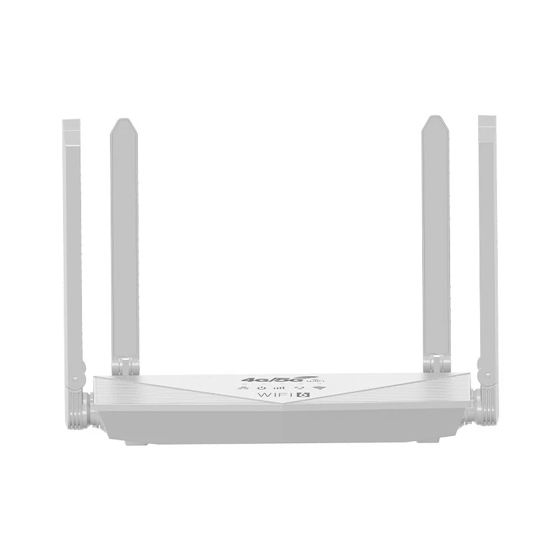 WR900 4G LTE 5G WiFi 6 Router with SIM Card Slot 6 High-Gain Antennas 4 Gigabit Ports 300Mbps High-Speed Wireless Plug and Play for Home Office
