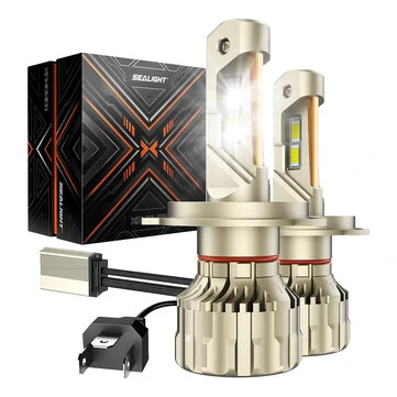 SEALIGHT X4 28000LM Pair 110W Car LED Headlight Bulbs 6500K Cool White LED Light IP68 Waterproof