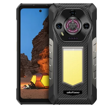 Ulefone Armor 30 Versatile LED Light Warning Light Loudspeaker 24GB RAM 512GB ROM 50MP Triple Camera 64MP Night Vision 6.95 inch 120Hz 12800mAh 66W Fast Charge Android 15 Helio G100 NFC IP68