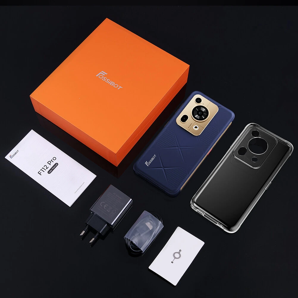 [EU Direct]FOSSiBOT F112 Pro 5G 6.88 inch 24GB 256GB 7150mAh 50MP Camera Android 14 NFC Dimensity 6300 Octa Core IP68 IP69K Waterproof 4G Rugged Smartphone