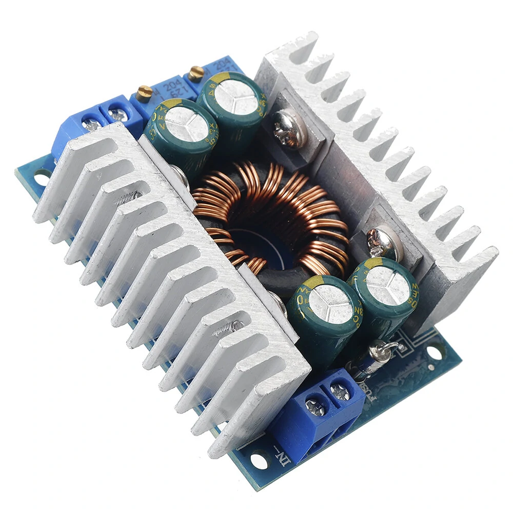 Geekcreit® 8A DC5-30V to DC1.25-30V 150KHz Automatic Step Up Step Down Adjustable Power Module Voltage Regulation With Short Circuit / Overtemperature Protection