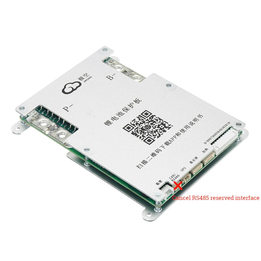 JK-B2A8S20P Smart BMS 4S 5S 6S 7S 8S 12V 24V Battery with 2A Active Balancing and Heat Function