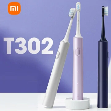 Xiaomi Mijia T302 Sonic Electric Toothbrush with DuPont Antibacterial Bristles Four Cleaning Modes 150 Days Battery Life 360° Wireless Charging, and IPX8 Waterproof for Comprehensive Oral Hyg