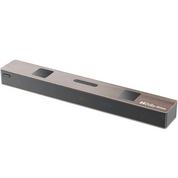 Hiwill A502 Dolby Atmos Soundbar 400W 5.2.2CH Wooden Soundbar Built-in Double Subwoofer 9 Precision-engineered Drivers Resonance Optimization Architecture Surround Sound System TV Soundbar