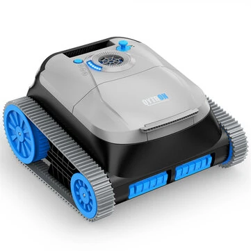 [EU Direct] NIXBOT QP5 Robotic Pool Cleaner Cordless Automatic Pool Vacuum for Inground Pools Bastway Pools Above Ground Pools, Dual-Motor Turbine System with Wall Climing and Navigation Tech