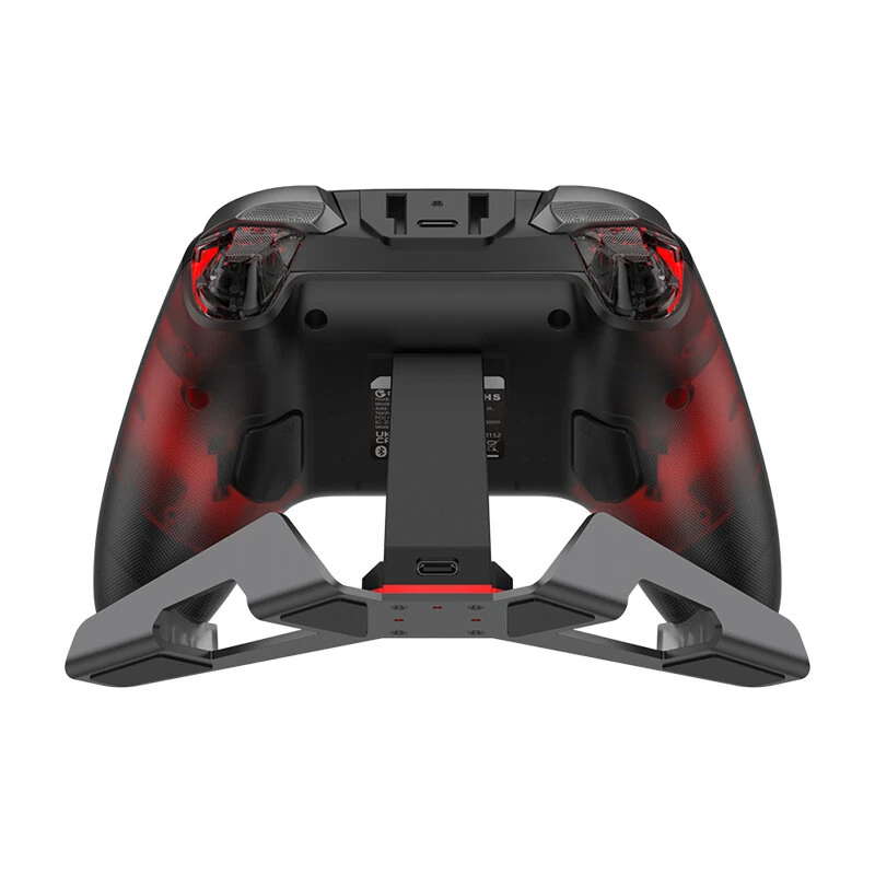 GameSir Cyclone 2 Tri-mode RGB Gamepad Hall Effect Joystick and Trigger Six-axis Game Controller Vibration Function 1KHz Polling Rate E-sports Gamepad Compatible with Switch PC IOS Android