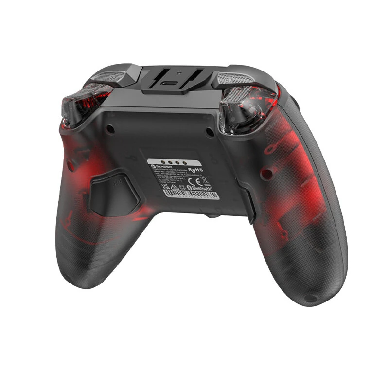 GameSir Cyclone 2 Tri-mode RGB Gamepad Hall Effect Joystick and Trigger Six-axis Game Controller Vibration Function 1KHz Polling Rate E-sports Gamepad Compatible with Switch PC IOS Android