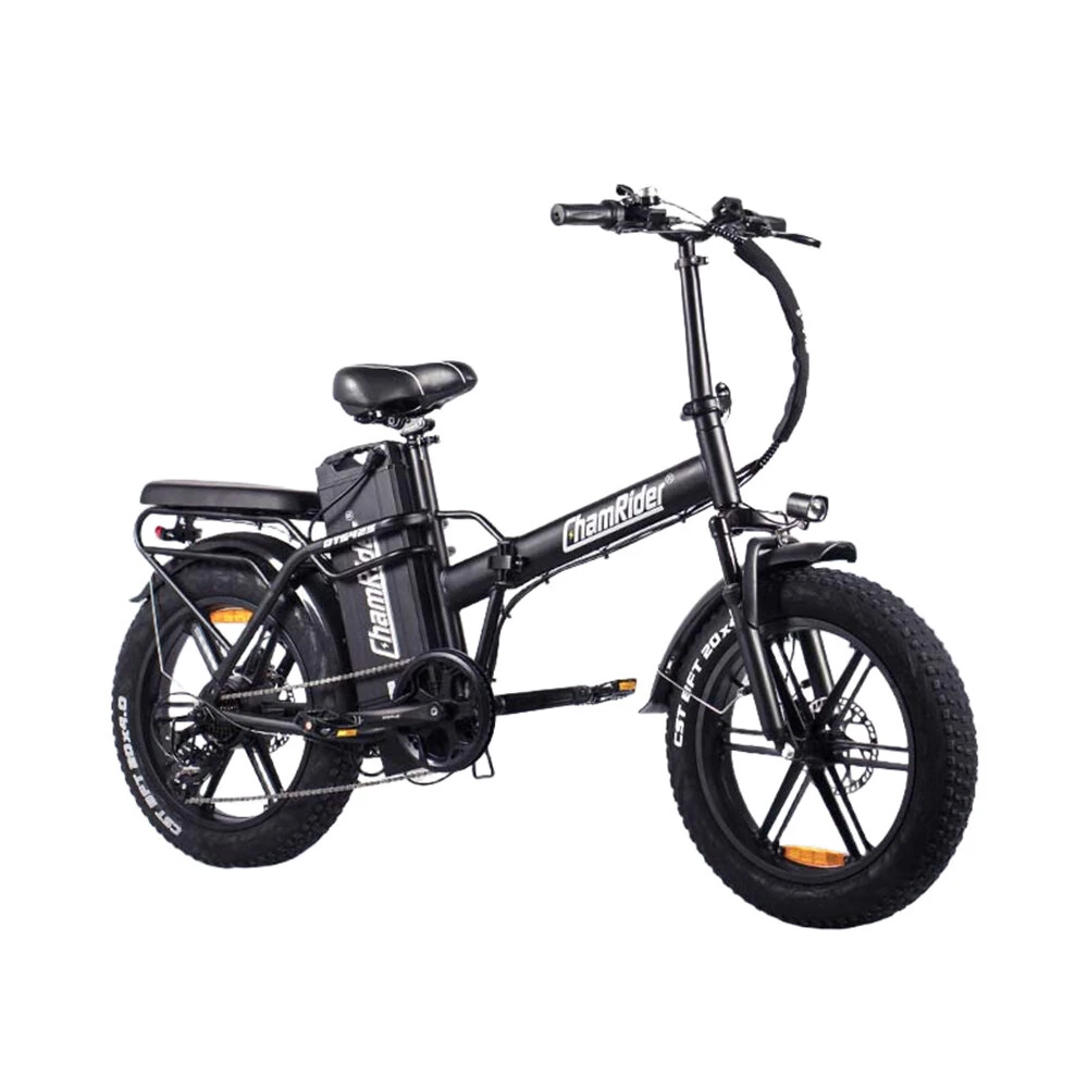 [EU DIRECT] ChamRider DTS425 Electric Bike 48V 25Ah Battery 750W Motor 20*4.0inch Fat Tires 167KM Mileage Range 180KG Max Load Electric Bicycle