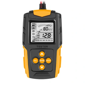 12V 24V 8-30V Car Battery Tester LCD Battery Analyzer Test Tool Digital Analyzer Tester for Car Truck Motorcycle SUV Boat and More