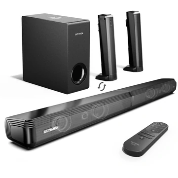 Ultimea Apollo S50 4.1CH Soundbar bluetooth Soudbar 5 Units 3 Mode Audio DSP Chip BassMax Tech Wired Soundbar Detachable Desktop Speaker