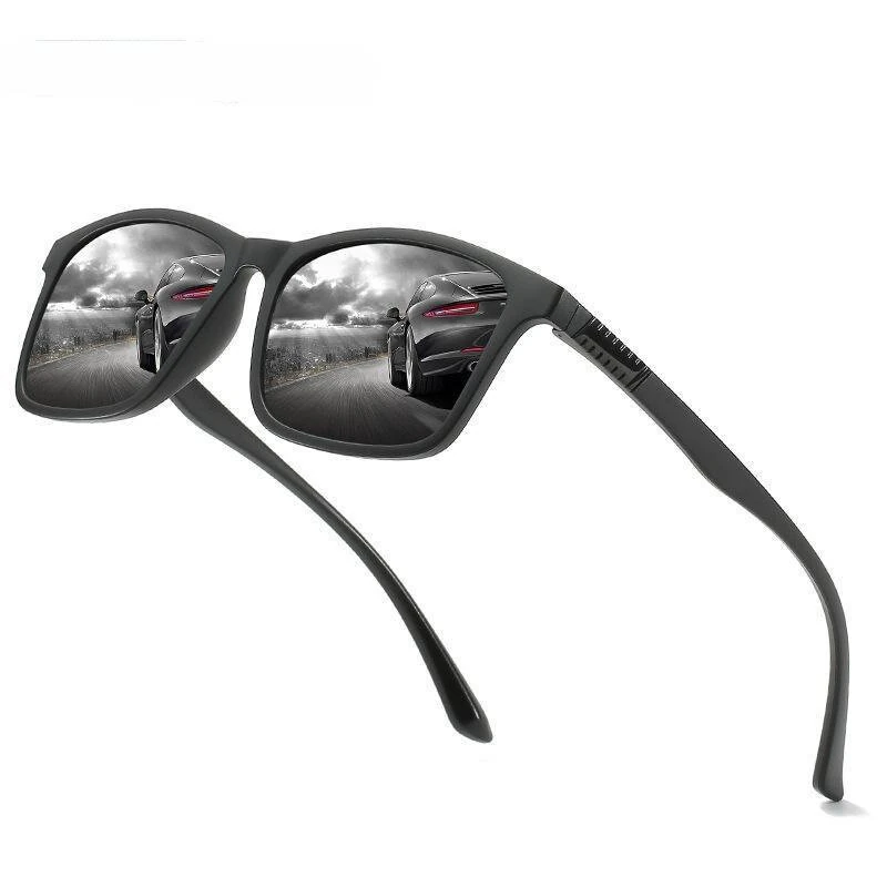 Men Polarized Sunglasses Fashion Women Square Sports Sunglasses Ultra Light TR90 Frame Driving Sunglasses Vintage Eyewear UV400