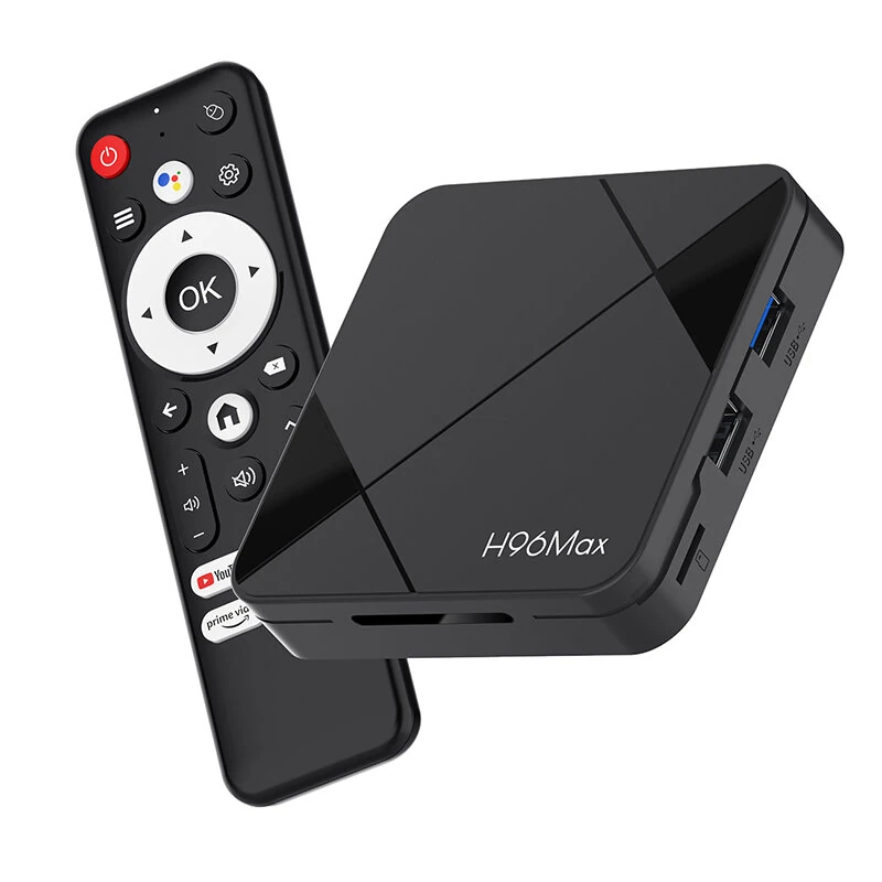 H96Max 2+16G Android 14.0 TV Box RK3518 Quad-core Support Wi-Fi 6 & bluetooth-compatible 5.4 3D 4K UHD Streaming Media Player Set Top Box