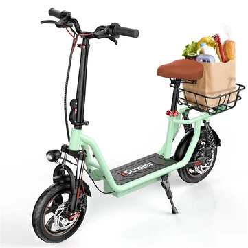 [EU DIRECT] iScooter i12 Electric Scooter With Seat 7.5Ah 36V 500W Motor 12inch Moped Electric Scooter With Basket30-35KM Mileage Electric Scooter Max Load 120Kg