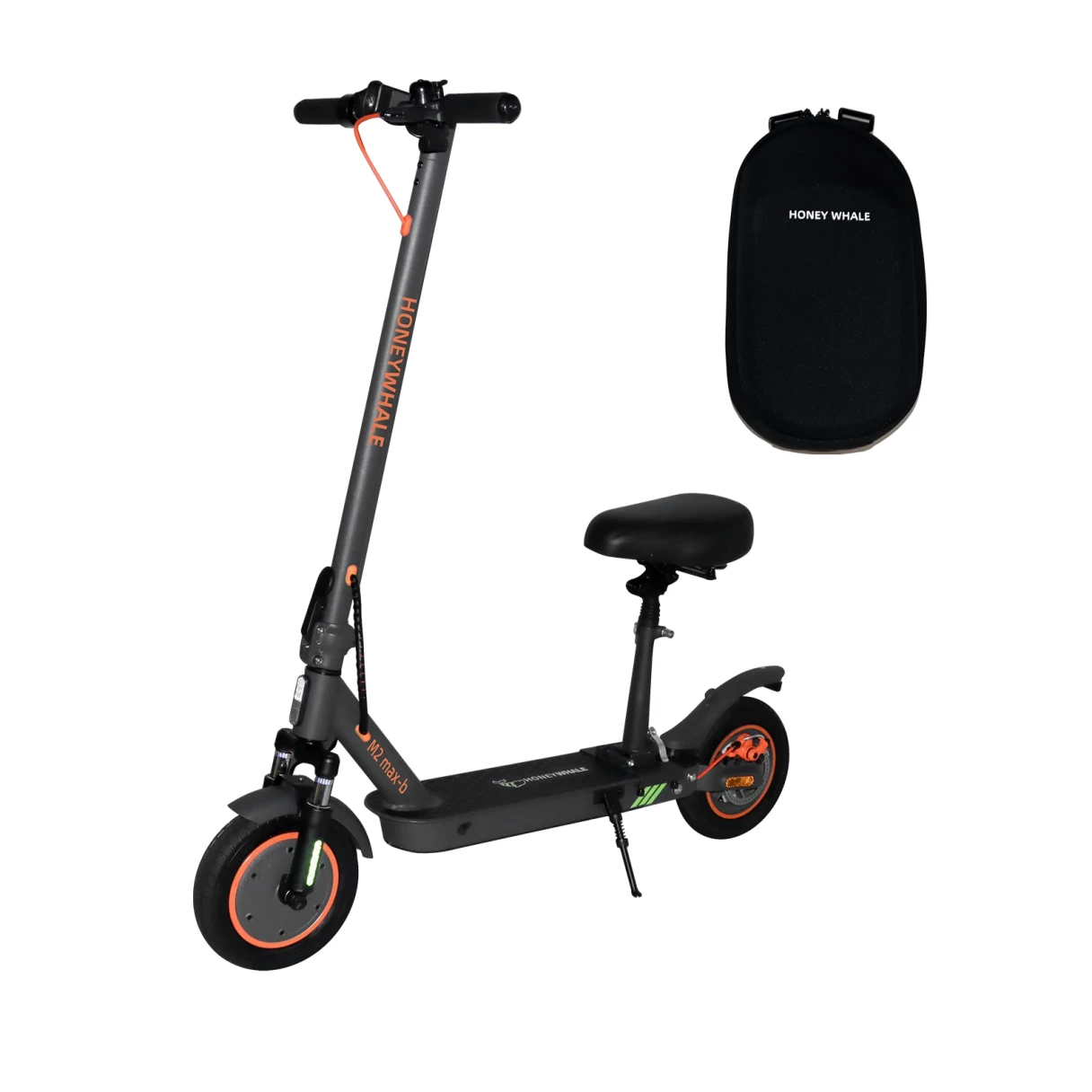 [EU Direct] HONEY WHALE M2 max-b Electric Scooter 36V 12.5AH Battery 500W Motor 10inches Tires 28-32KM Max Mileage 120KG Max Load Folding E-Scooter