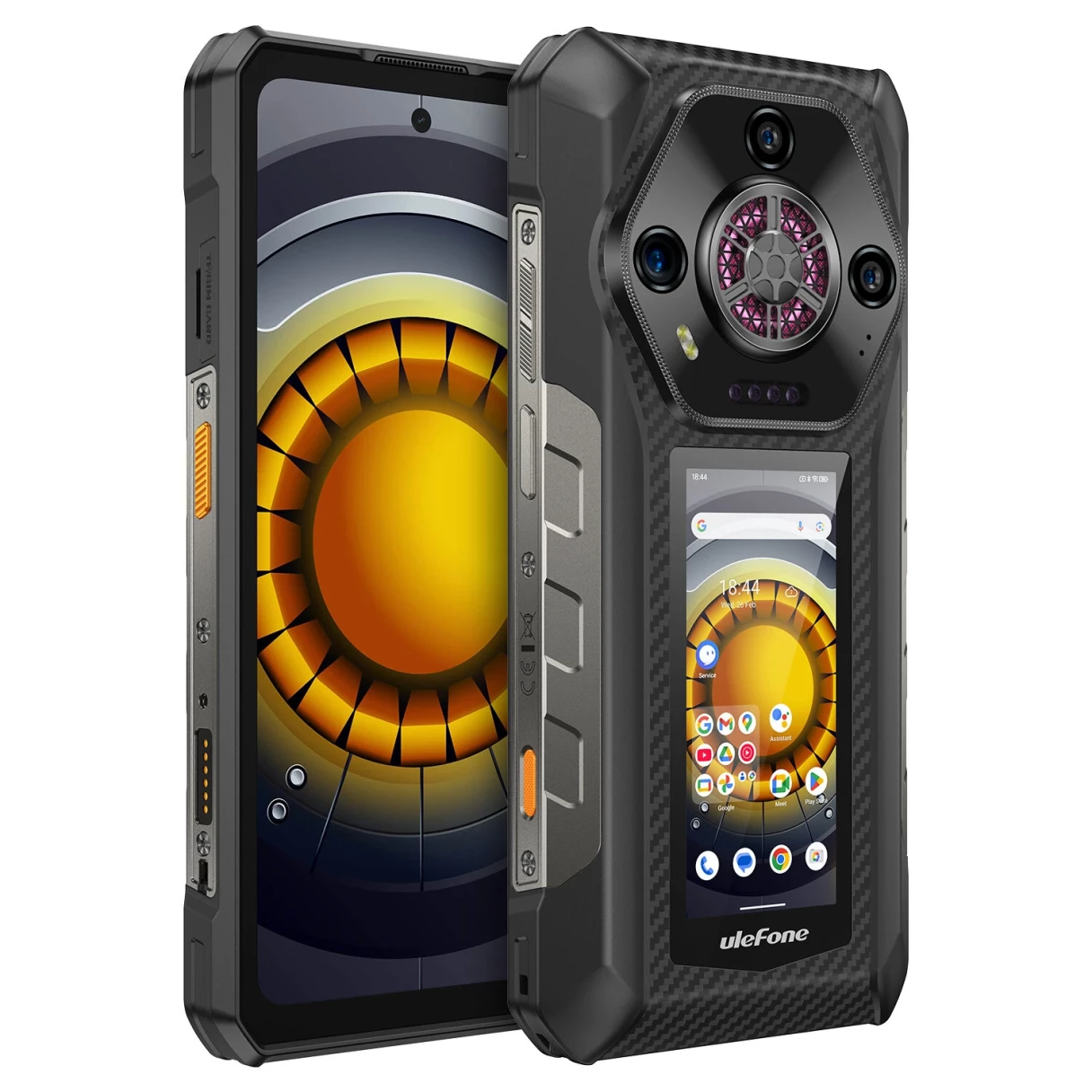 Ulefone Armor 30 Pro 5G AI Dual Display Loudspeaker 32GB RAM 512GB ROM 50MP Triple Camera 64MP Night Vision Dimensity 7300X 6.95 inch 120Hz 12800mAh 66W Fast Charge WiFi 6E NFC IP68 IP69K Waterproof Rugged Smartphone