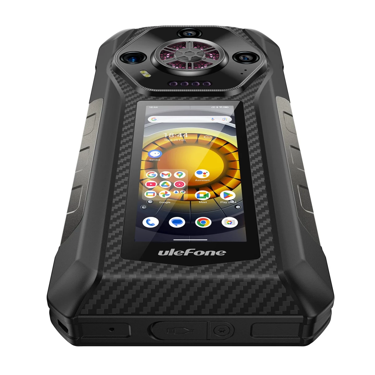 Ulefone Armor 30 Pro 5G AI Dual Display Loudspeaker 32GB RAM 512GB ROM 50MP Triple Camera 64MP Night Vision Dimensity 7300X 6.95 inch 120Hz 12800mAh 66W Fast Charge WiFi 6E NFC IP68 IP69K Waterproof Rugged Smartphone
