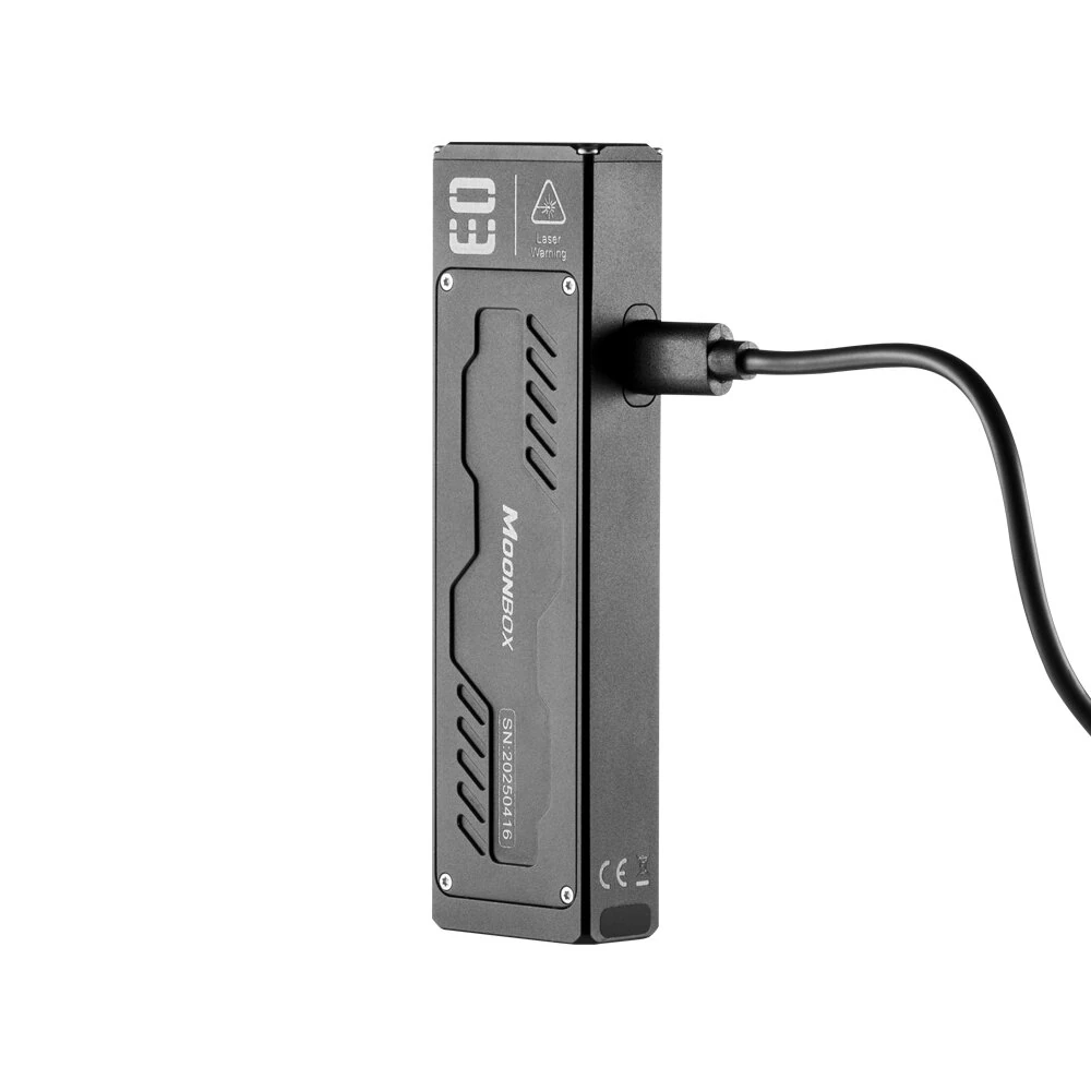 LUMINTOP MoonBox 3.0 1200LM 112M Range Multi-function Smart Flat EDC Flashlight LED Screen Mini RGB Atmosphere Light 365nm UV Light USB-C Charging Strong Magnetic Side Working Light for Hiking Camping Outdoor Emergency
