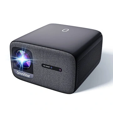 [EU Direct] CASIRIS OmniStar L80 LCD Projector 1500 ANSI Lumens Support 4K Resolution Image 2.4G/5G WiFi Support BT5.0 Built-in Speaker Portable Smart Home Theater Projector with Remote Contr