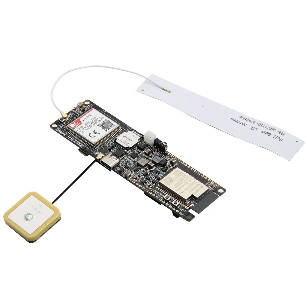 LILYGO® TTGO T-SIM A7670G A7670E A7670SA R2 Wireless Module ESP32 Chip 4G LTE CAT1 MCU32 Development Board Support GSM/GPRS/EDGE