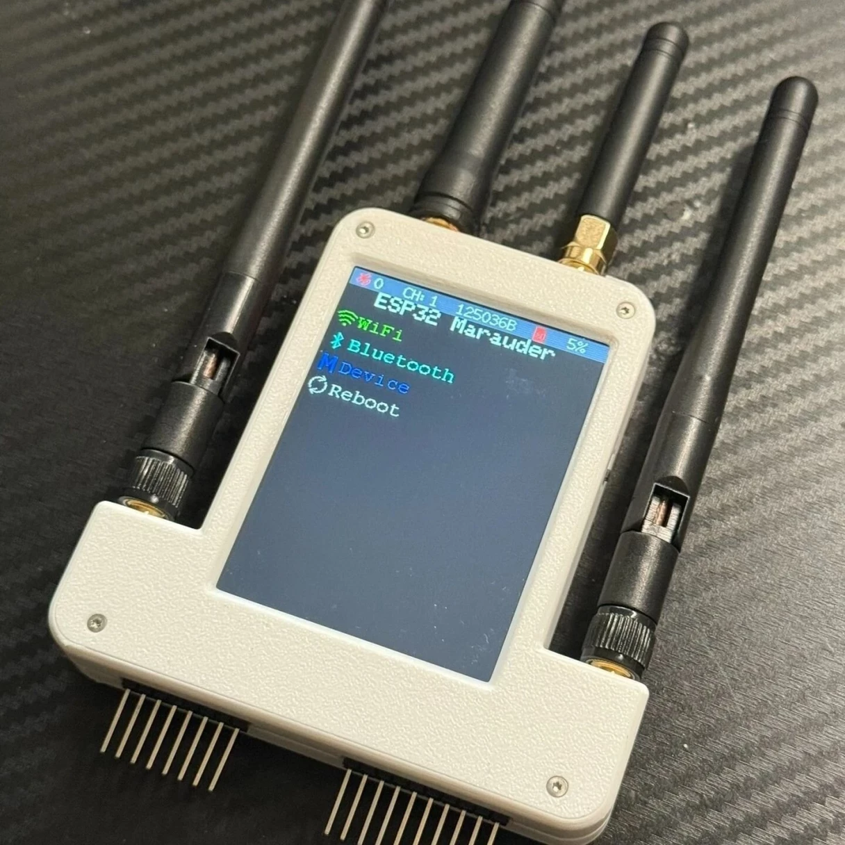 4 in 1 Expansion Board 433M RF +ESP32S2 + GPS + 2.8 inch Screen Module with 4pcs Antenna For Flipper Zero