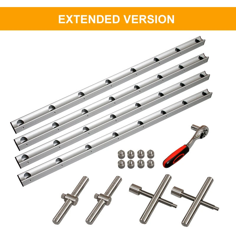ENJOYWOOD 4-Way Panel Clamp Wood Gluing Clamp Positioning Clamp for Glue-Ups on Cabinet Door Panels / Table Tops / Wood Panels / Cutting Boards